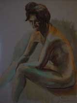 Painting by Wanda Riske
