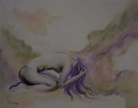 Painting by Wanda Riske
