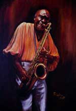 Painting by Wanda Riske