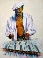 Painting by Wanda Riske