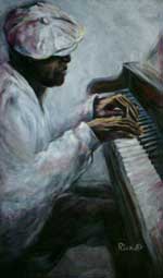 Painting by Wanda Riske