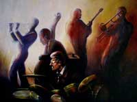 Painting by Wanda Riske