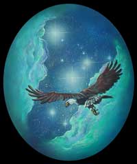 Painting by Wanda Riske