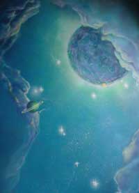 Painting by Wanda Riske