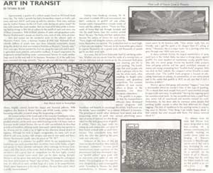 Art In Transit - Java Magazine Graffiti Article about Mr.W.
