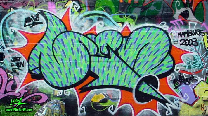 Graffiti Painting by Mr.W.