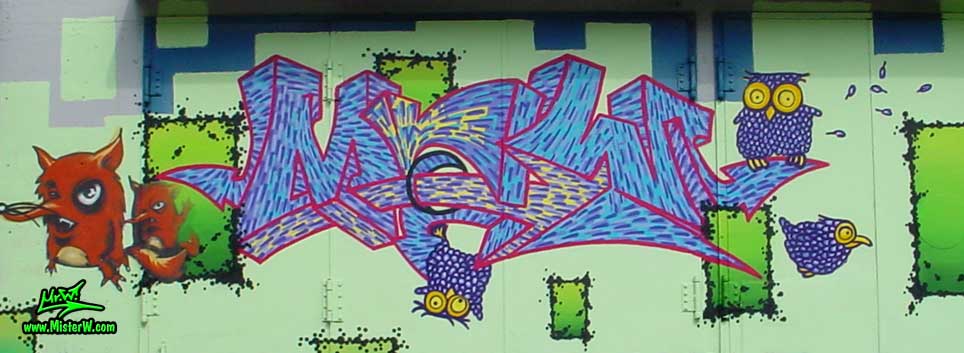 Graffiti Painting by Mr.W.