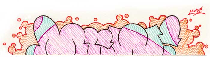 Sketch by Mr.W.